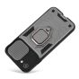 Hülle für iPhone SE 2022 mit Kameraschutz - Silber