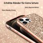 Glitzer Handyhülle für iPhone 12 - Roségold