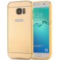 Spiegel Case für Samsung Galaxy S7 Metall Hülle Gold