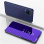 Spiegel Handyhülle für Samsung Galaxy A12 Flipcase Violett Lila
