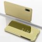 Spiegel Hülle für Huawei Y6 2019 Flipcase Gold