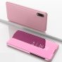 Spiegel Hülle für Huawei Y6 2019 Flipcase Rosa