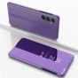 Spiegel Handyhülle für Galaxy A14 Hülle Flipcase Violett