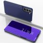 Spiegel Hülle für Samsung Galaxy S22 Handytasche Violett