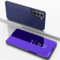 Spiegel Hülle für Samsung Galaxy S22 Plus Handytasche Violett