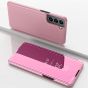 Spiegel Hülle für Samsung Galaxy S23 Plus Handytasche Rosa