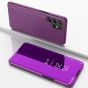 Spiegel Hülle für Samsung Galaxy S23 Ultra Handytasche Pink