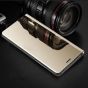 Spiegel Hülle für Samsung Galaxy S24 Flipcase - Gold