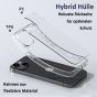 Ultraklare Hybrid Hülle für iPhone 13 - Transparent 