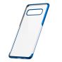 Silikon Hülle für Galaxy S10 - Transparent / Blau