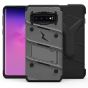 Zizo Samsung Galaxy S10 Plus Hülle - Gun Metal Grau