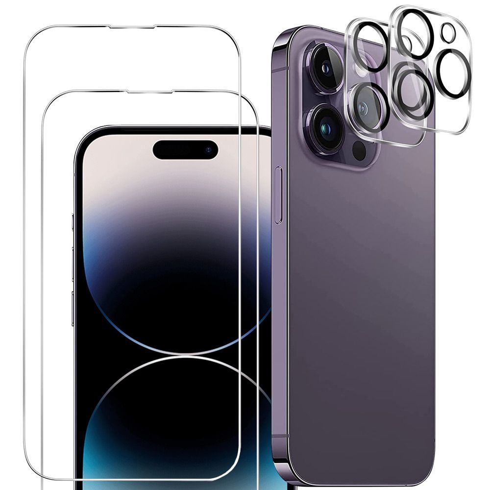 Displayschutzglas & Kameraprotektor für iPhone 14 Pro Max