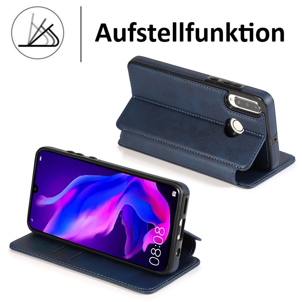 Flipcase für Huawei P30 Lite Handytasche Blau