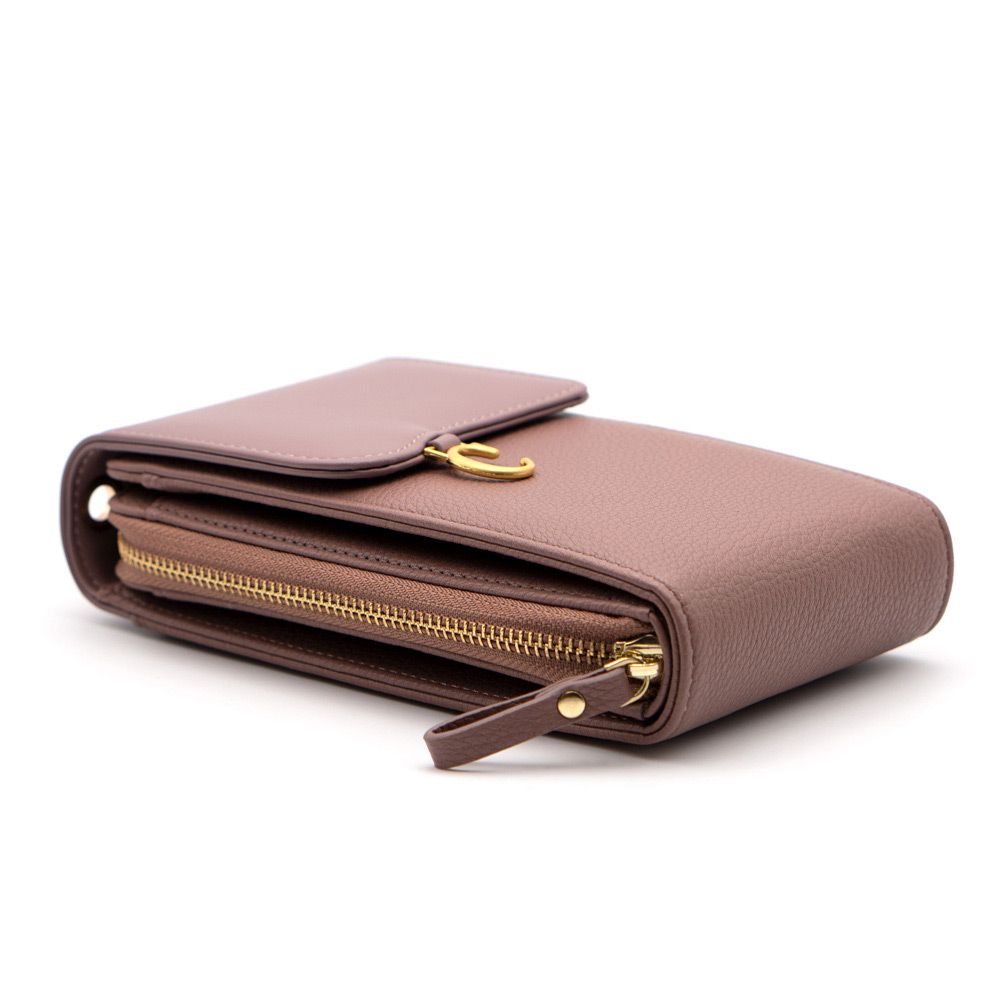Handytasche mit Portemonnaie Handybag - Altrosa