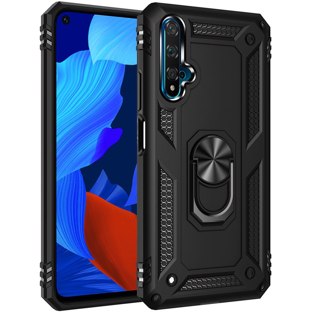 Handyhülle für Huawei Nova 5T Schwarz handyhuellen24.de