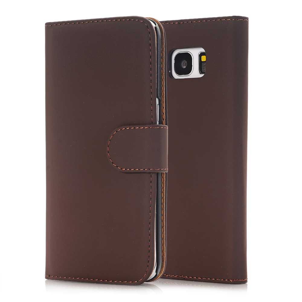 Handytasche für Samsung Galaxy A3 2016 in Dunkelbraun hh24