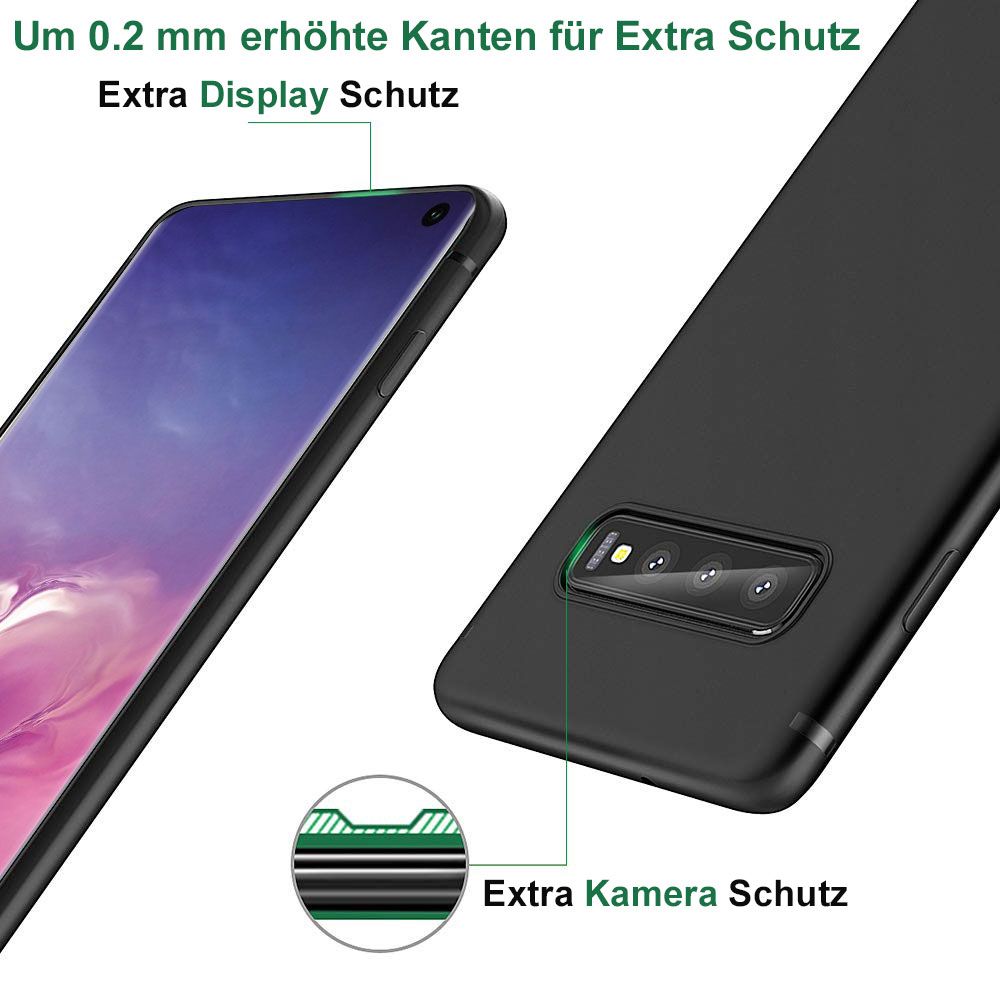 Hülle 2mm Slim Case mit Kameraschutz kompatibel mit Samsung Galaxy