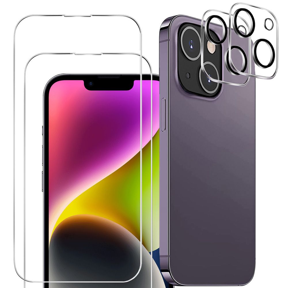 Displayschutzglas & Kameraprotektor für iPhone 14 Plus