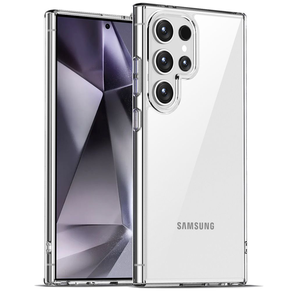 FLLAO EU - Matt Handyhülle für Samsung Galaxy S24 Ultra Hülle mit  Kameraschutz, durchsichtig[ Prime]