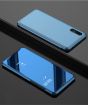 Huawei P20 Hülle Clear View Flip Case - Blau