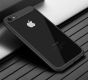 Transparentes Case für iPhone X mit einem schwarzen Rahmen aus Kunststoff
