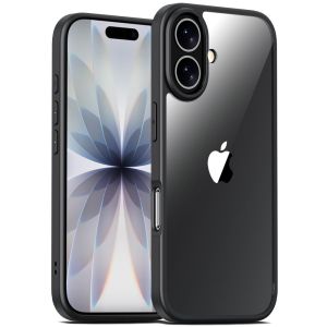 Transparente Handyhülle für iPhone 17 Case Durchsichtig mit schwarzen Rahmen