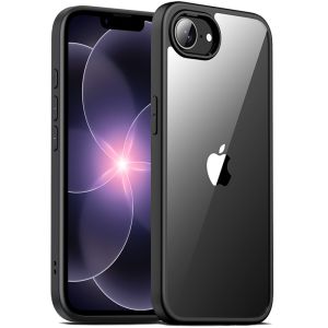 Transparente Hülle für iPhone 17e - Durchsichtig / schwarzer Rahmen
