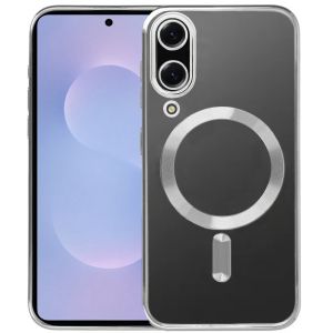 Handyhülle für Samsung Galaxy S25 Edge mit Kameraschutz Silber