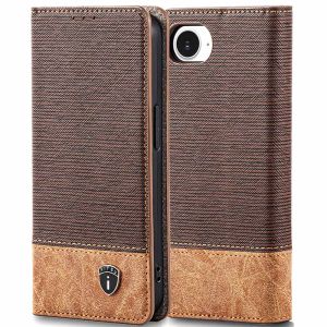 Handytasche für iPhone 16e Hülle Flipcase Braun