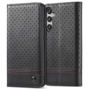 Hülle für Samsung Galaxy S25 Handytasche Flipcase Schwarz