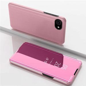 Spiegel Hülle für Apple iPhone 16e Handytasche Rosa