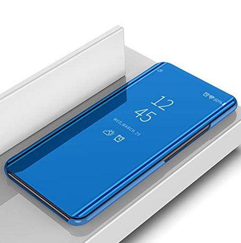  Spiegel Hülle für Huawei Mate 20 in Blau | handyhuellen-24.de