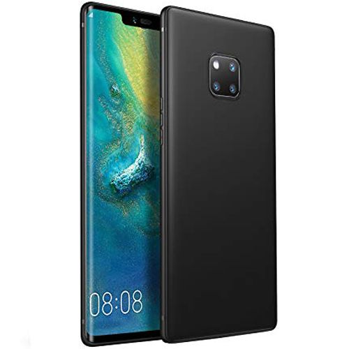 Hülle aus Silikon für Huawei Mate 20 Pro in Mattschwarz | Verssandkostenfrei