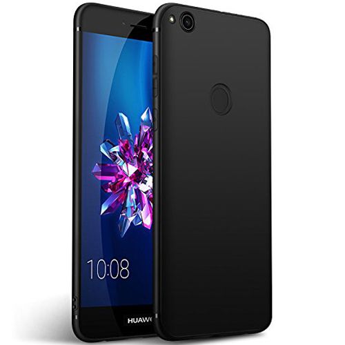 Silikon Hülle für Huawei P8 Lite 2017 in Mattschwarz | Versandkostenfrei