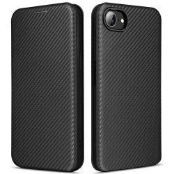 Handytasche für iPhone 16e Hülle - Carbon Schwarz