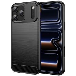 Handyhülle für iPhone 17 Air Case im Carbon Design Schwarz