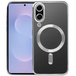 Handyhülle für Samsung Galaxy S25 Edge mit Kameraschutz Silber