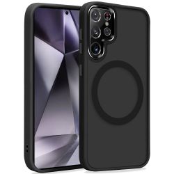 Case für Samsung Galaxy S24 Ultra Hülle mit Kameraschutz Schwarz