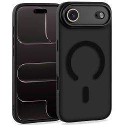 Hülle für iPhone 17 Air MagSafe kompatibel Case mit Kameraschutz Schwarz