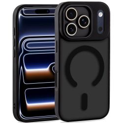Hülle für iPhone 17 Pro MagSafe kompatibel Case mit Kameraschutz Schwarz