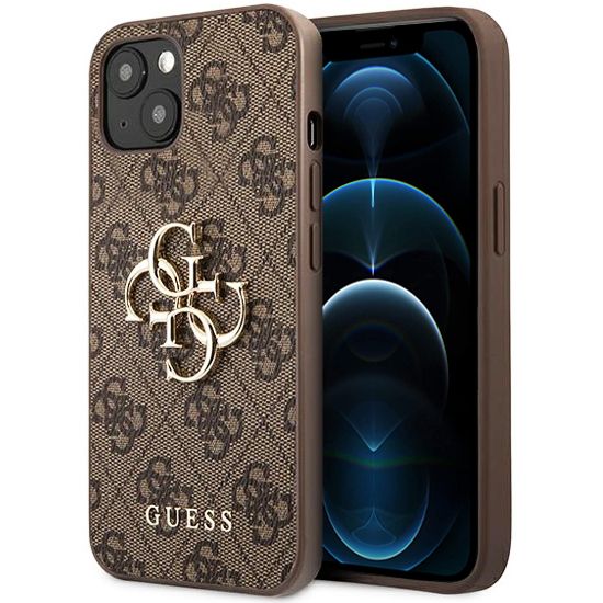 Guess Handyhülle für iPhone 12 Pro Case Braun