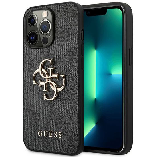 Guess Handyhülle für Apple iPhone 13 Pro Case Schwarz