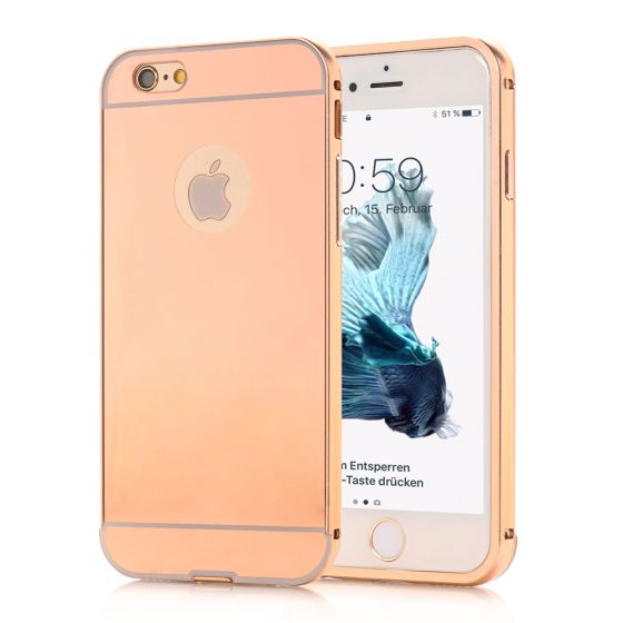 Spiegel Hülle für iPhone 7 Plus - Roségold