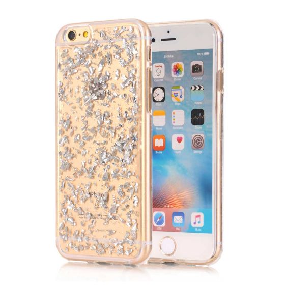 iPhone 6 Silikon Case Silber Transparent