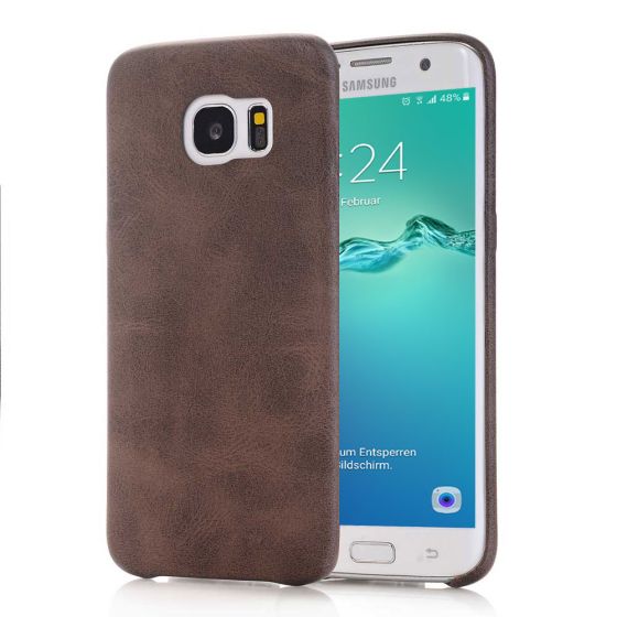 Covercase für Samsung Galaxy S6 Edge Plus in Braun - Versandkostenfrei