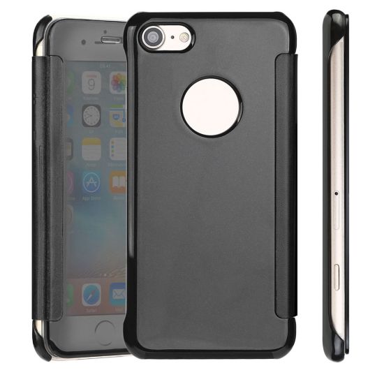 Clear View Case für iPhone 6 / 6s - Anthrazit / Spiegelnd