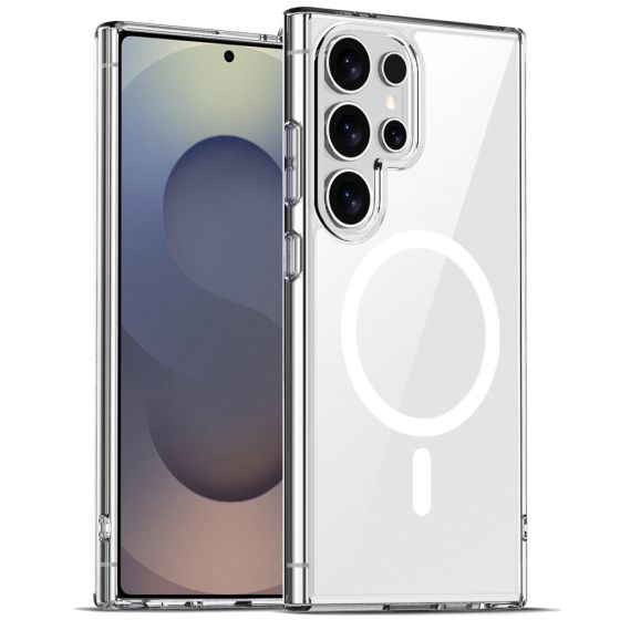 Durchsichtige Handyhülle für Samsung Galaxy S26 Ultra Hülle Case Transparent MagSafe kompatibel