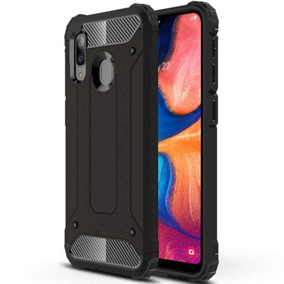 Robuste Outdoor Hülle für Samsung Galaxy A20e - Schwarz