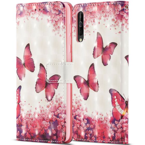Fitsu Samsung Galaxy A50 Hülle mit Schmetterling Motiv | Versandkostenfrei
