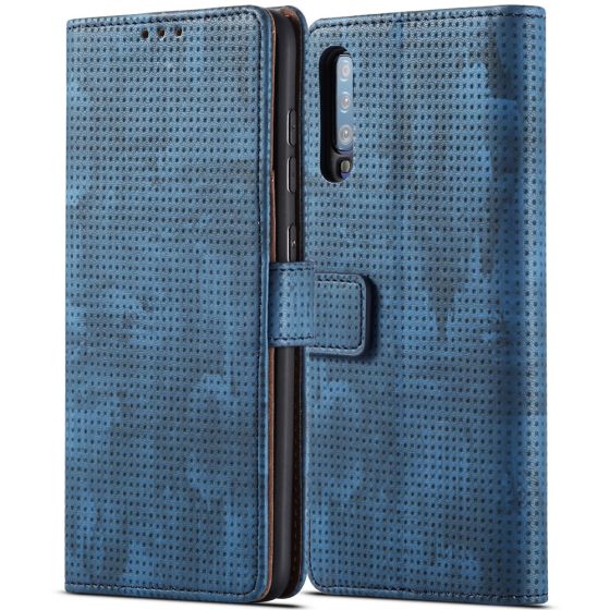 Handytasche für Samsung Galaxy A70 Flipcase Blau